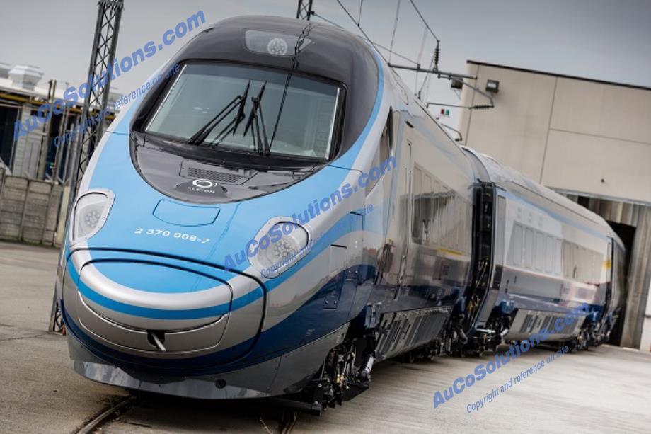 The Italian High-Speed train PENDOLINO change position like a motor cycle.