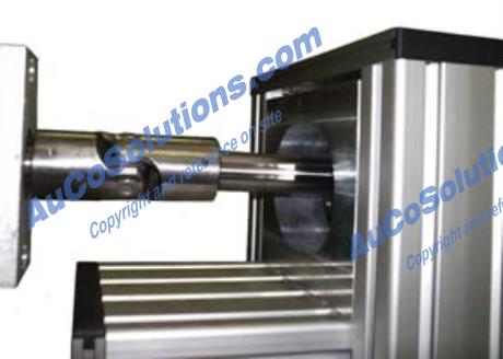 Testing Machine: Extensible ax make the pefect movement of the key foolowing the movement of the door.